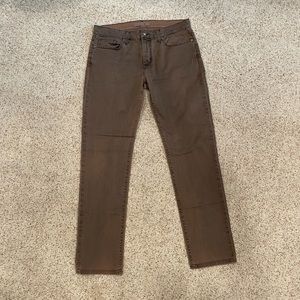 Men’s Joe’s brown jeans